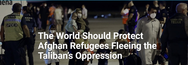 In Just Security article, Ambassador Haidari Calls on the World to Protect Afghan Refugees Fleeing the Taliban&#039;s Oppression